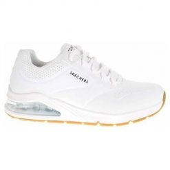 Buty do chodzenia damskie Skechers Uno 2 Air Around You. Białe buty sportowe lifestyle Skechers, bez wzorów, z materiału, bez zapięcia, trekkingowe. Za 425.00 zł.