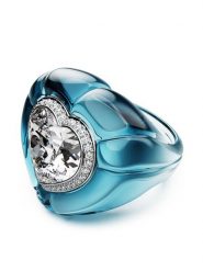 Swarovski Pierścionek Dulcis 5709965 Niebieski. Niebieskie pierścionki Swarovski. Za 309.99 zł.