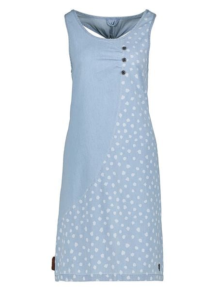 Alife and kickin Sukienka "Came" w kolorze błękitnym rozmiar: L. Niebieskie sukienki Alife and Kickin, na co dzień, l, bez wzorów, bez kołnierzyka, bez ramiączek, midi, proste. Za 61.17 zł.