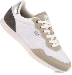 Damskie buty sneakersy sportowe eleganckie białe GAP OPTIMA NYX. Białe buty treningowe GAP, na lato, bez wzorów, z gumy, bez zapięcia, trekkingowe. Za 169.00 zł.