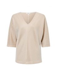 S.Oliver Bluza Kobiety brązowy, 36. Brązowe bluzy S.Oliver, s, bez wzorów, z bawełny, eleganckie, bez ramiączek, bez kaptura. Za 199.95 zł.