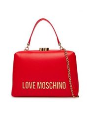 LOVE MOSCHINO Torebka JC4096PP1NLM0500 Czerwony. Czerwone torebki klasyczne Love Moschino, bez wzorów, ze skóry, bez dodatków. Za 769.99 zł.