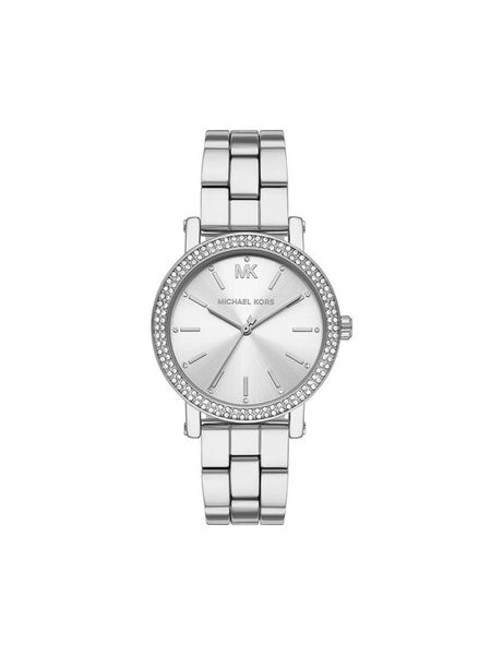 Michael Kors Zegarek Corey MK7549 Srebrny. Szare, analogowe zegarki Michael Kors, srebrne. Za 1,179.00 zł.