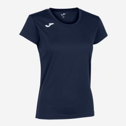 Joma Record II damska koszulka sportowa Marino L. Niebieskie t-shirty sportowe Joma, l, bez wzorów, z materiału, bez ramiączek, do biegania. Za 140.50 zł.