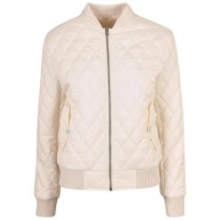 Damska nylonowa kurtka diamentowa Urban Classics. Białe kurtki Urban Classics, l, bez wzorów, z materiału, bez kaptura. Za 246.50 zł.