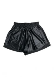 Szorty Adidas W SAT. Czarne szorty sportowe adidas, bez wzorów, z satyny, do biegania. Za 179.00 zł.