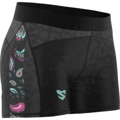 Legginsy fitness krótkie damskie Smmash Cheetah. Czarne legginsy SMMASH, bez wzorów, sportowe, krótkie. Za 119.00 zł.