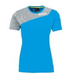 Damska koszulka Kempa Core 2.0. Niebieskie t-shirty sportowe Kempa, xl, bez wzorów, z tkaniny, bez ramiączek. Za 141.50 zł.