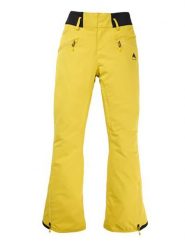 Burton Spodnie narciarskie "Marcy High Rise 2L Stretch" w kolorze żółtym rozmiar: XS. Żółte spodnie dresowe Burton, bez wzorów, z materiału. Za 281.10 zł.