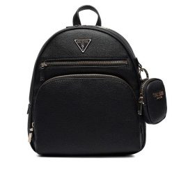 Plecak Guess. Czarne plecaki Guess, z aplikacjami, bez dodatków. Za 569.99 zł.