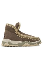 Mou Śniegowce Eskimo Trainer FW201000A Brązowy. Brązowe śniegowce Mou, bez wzorów, ze skóry, bez zapięcia. Za 1,149.00 zł.