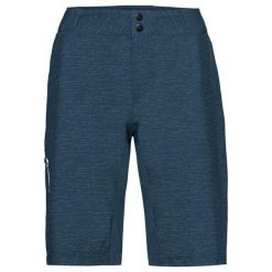 Szorty damskie VAUDE Ligure. Niebieskie szorty Vaude, bez wzorów. W wyprzedaży za 435.60 zł.