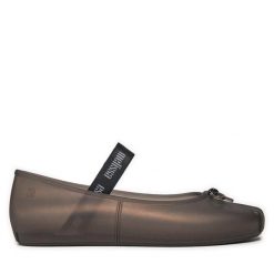 Baleriny Melissa. Czarne baleriny Melissa, bez wzorów, bez obcasa, bez zapięcia. Za 219.99 zł.