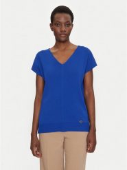 Luisa Spagnoli Sweter Caracalla 58686 Niebieski Regular Fit. Niebieskie swetry Luisa Spagnoli, l, bez wzorów, z syntetyku, bez ramiączek. Za 749.99 zł.