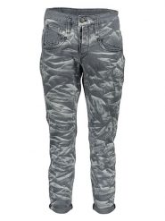 Herrlicher Dżinsy - Slim fit - w kolorze szarym rozmiar: W27. Szare jeansy Herrlicher, z aplikacjami, ze skóry, klasyczne, z podwyższonym stanem. Za 123.53 zł.