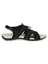 Caprice Sandały "Vicky" w kolorze czarnym rozmiar: 39. Czarne sandały Caprice, bez wzorów, z materiału, klasyczne, z otwartym noskiem, bez obcasa, bez zapięcia. Za 142.95 zł.