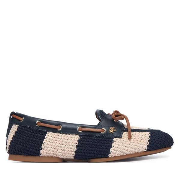Mokasyny Tommy Hilfiger. Niebieskie mokasyny Tommy Hilfiger, bez wzorów. Za 569.99 zł.