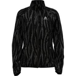 Kurtka do biegania damska Odlo Jacket ESSENTIAL LIGHT PRINT. Czarne kurtki do biegania ODLO, bez wzorów, bez kaptura, do biegania. W wyprzedaży za 239.99 zł.