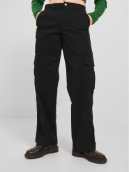 JJXX Spodnie materiałowe 12236946 Czarny Regular Fit. Czarne spodnie materiałowe JJXX, bez wzorów, z bawełny. Za 169.99 zł.