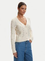 ONLY Kardigan Mist 15363392 Beżowy Slim Fit. Brązowe swetry ONLY, s, bez wzorów, z syntetyku, bez ramiączek. Za 129.99 zł.