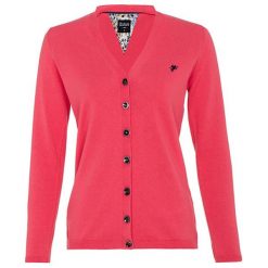 Kardigan w kolorze koralowym. Swetry Denim Culture. W wyprzedaży za 114.95 zł.