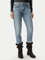 G-Star Raw Jeansy Kate D15264-D930 Niebieski Boyfriend Fit. Niebieskie jeansy G-Star Raw, bez wzorów, z bawełny, retro. Za 389.99 zł.