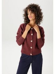 Aniston Kardigan w kolorze bordowym rozmiar: 38. Czerwone swetry Aniston, bez wzorów, bez ramiączek. Za 56.99 zł.