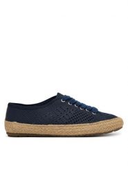 EMU Australia Espadryle Agonis Mac W12469 Granatowy. Niebieskie espadryle Emu Australia, bez wzorów, z materiału, bez obcasa. Za 338.99 zł.