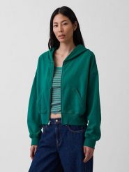 GAP Bluza w kolorze zielonym rozmiar: XL. Zielone bluzy GAP, xl, bez wzorów, bez ramiączek, bez kaptura. Za 146.28 zł.