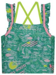 Billieblush Top w kolorze zielonym rozmiar: 140. Zielone topy Billieblush, bez wzorów, bez kołnierzyka, bez ramiączek. Za 132.45 zł.