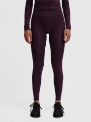 Damskie legginsy bezszwowe z wysokim stanem Hummel Shaping. Czerwone legginsy sportowe Hummel, na jesień, s, bez wzorów, z dzianiny, z podwyższonym stanem, na fitness i siłownię. Za 163.00 zł.