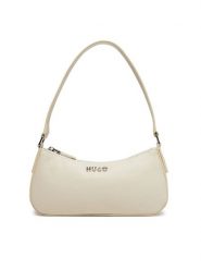 HUGO Torebka Chris SM Hobo R.N. 50516666 Beżowy. Brązowe torebki klasyczne Hugo, bez wzorów, ze skóry, bez dodatków. Za 349.99 zł.
