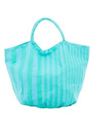 Overbeck and Friends Shopper bag "Lotta" w kolorze błękitno-zielonym - 63 x 45 x 29 cm rozmiar: onesize. Niebieskie shopper bag Overbeck and Friends, bez wzorów, z materiału, bez dodatków. Za 123.25 zł.