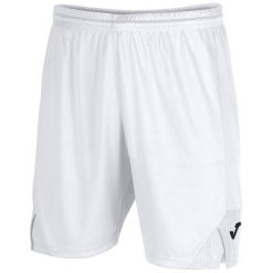 Spodenki do piłki nożnej dla dzieci Toledo II. Białe szorty Joma, bez wzorów, sportowe. Za 49.99 zł.