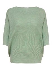 JDY Sweter "New" w kolorze zielonym rozmiar: XS. Zielone swetry JDY, xs, bez wzorów, prążkowane, bez ramiączek. Za 83.45 zł.