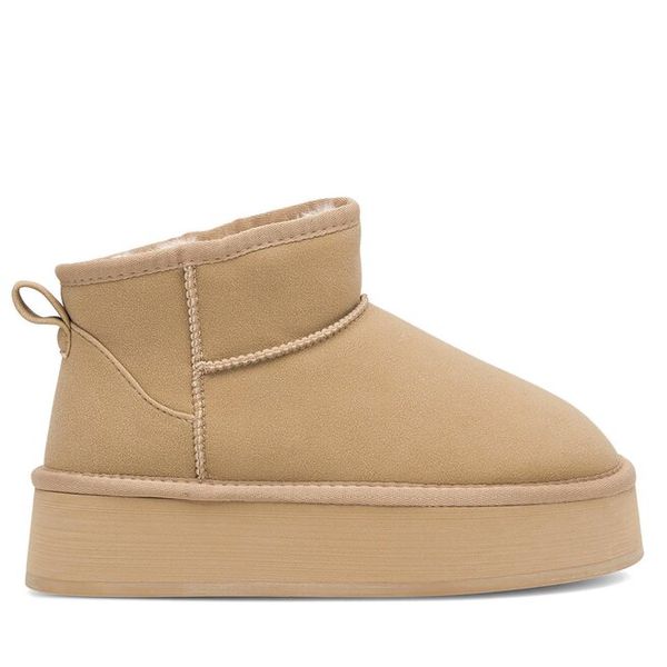 Śniegowce Jenny Fairy. Brązowe śniegowce Jenny Fairy, bez wzorów, bez zapięcia. Za 179.99 zł.