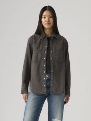 Levi's Koszula "Teodora" w kolorze szarym rozmiar: XS. Szare koszule Levi's, s, bez wzorów, z bawełny, bez kołnierzyka, bez ramiączek. Za 224.95 zł.