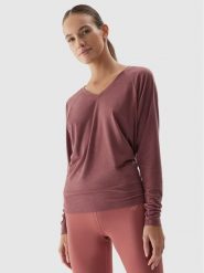 4F Bluzka 4FAW23TFLOF153 Czerwony Slim Fit. Czerwone t-shirty sportowe 4f, m, bez wzorów, z syntetyku, bez ramiączek, na jogę i pilates. Za 69.99 zł.