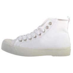 Tenisówki Bensimon Stella B79 - Damskie. Białe trampki Bensimon, bez wzorów, z bawełny, bez zapięcia. Za 229.80 zł.