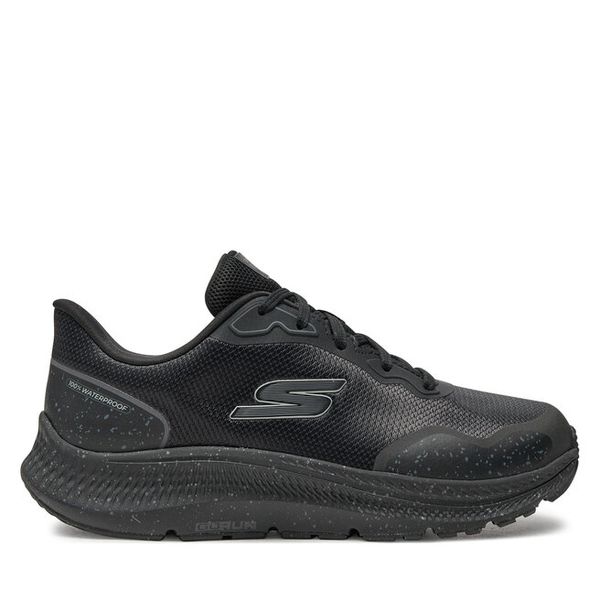 Buty na siłownię Skechers. Czarne buty treningowe Skechers, bez wzorów, bez zapięcia, na fitness i siłownię. Za 269.99 zł.
