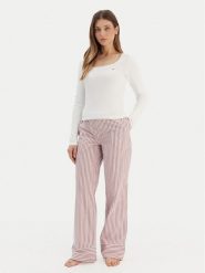 Tommy Hilfiger Piżama UW0UW06143 Écru Regular Fit. Piżamy Tommy Hilfiger, l, bez wzorów, z bawełny, bez kołnierzyka, bez ramiączek. Za 389.99 zł.