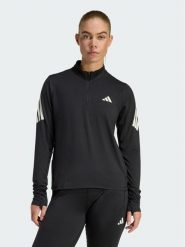 Adidas Bluza techniczna Iconic Running JZ5149 Czarny Regular Fit. Czarne bluzy bez kaptura adidas, s, bez wzorów, z syntetyku, bez kaptura, do biegania. Za 218.99 zł.