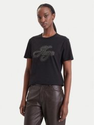 HUGO T-Shirt 50570932 Czarny Regular Fit. Czarne t-shirty Hugo, xl, bez wzorów, z bawełny, bez kołnierzyka, bez ramiączek. Za 319.99 zł.
