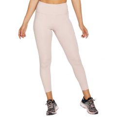 Damskie Legginsy Z Wysoką Talią. Czerwone legginsy ASICS, bez wzorów, sportowe. Za 210.99 zł.