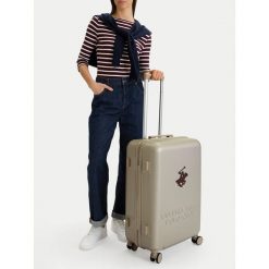 Walizka średnia Beverly Hills Polo Club. Brązowe walizki Beverly Hills Polo Club, średnie. Za 359.99 zł.
