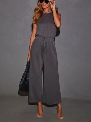 LA Angels Kombinezon w kolorze antracytowym rozmiar: L. Czarne kombinezony LA Angels, l, bez wzorów, bez kołnierzyka, bez ramiączek. Za 195.99 zł.