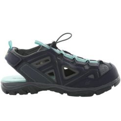 Sandały turystyczne damskie Regatta Westshore II. Niebieskie sandały Regatta, bez wzorów, sportowe, bez obcasa, bez zapięcia. Za 175.84 zł.