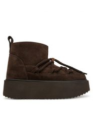 Inuikii Śniegowce Classic Low Platform 1001.006.0012 Brązowy ciemny. Brązowe śniegowce Inuikii, bez wzorów, ze skóry, bez zapięcia. Za 1,159.00 zł.