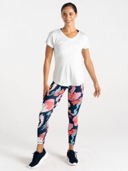 Dare 2b Koszulka sportowa "Vigilant Tee" w kolorze białym rozmiar: 40. Białe t-shirty sportowe Dare 2b, bez wzorów, z materiału, bez ramiączek, outdoorowe. Za 70.24 zł.