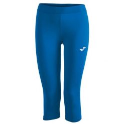 Legginsy do biegania damskie Joma Record III 3/4. Niebieskie legginsy Joma, bez wzorów, z meshu. Za 231.50 zł.